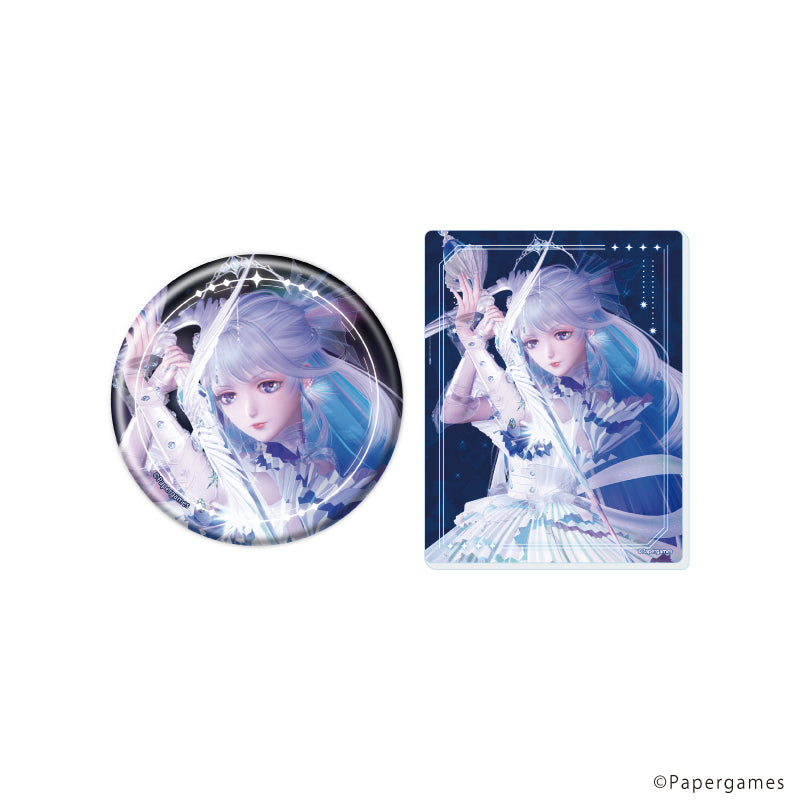 缶バッジ&アクリルカードセット「シャイニングニキ×米山舞」03/虹夢スペクトル(公式イラスト) - AniSmile