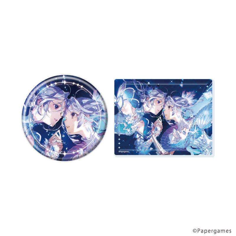 缶バッジ&アクリルカードセット「シャイニングニキ×米山舞」01/星と心の彼方(公式イラスト) - AniSmile