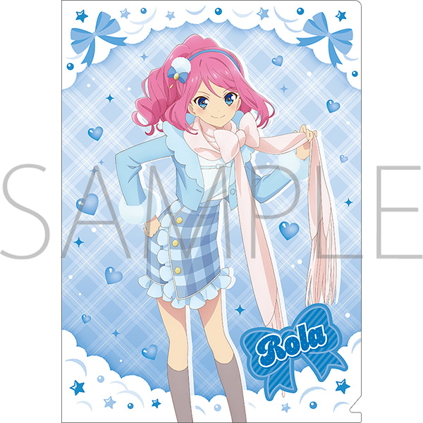 アイカツスターズ! クリアファイル/桜庭ローラ Winter Boa Style ver. - AniSmile