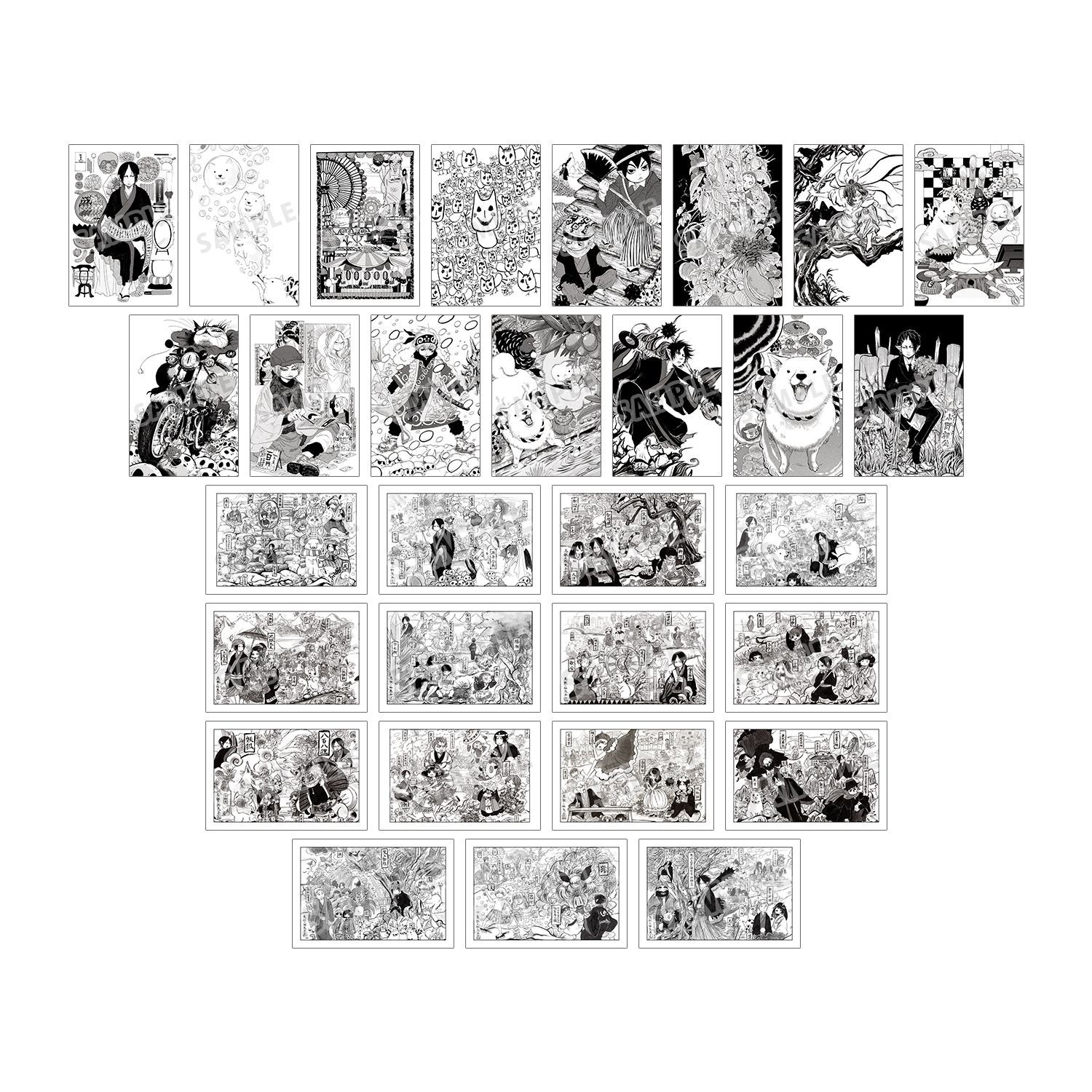 漫画『鬼灯の冷徹』 トレーディングポストカード2枚セット ver.B(単位/単品) 画像 3 | AniSmile