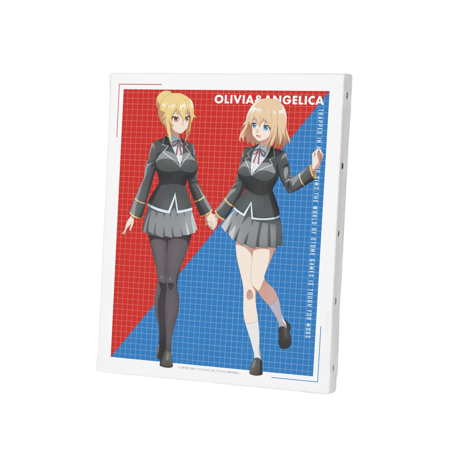 TVアニメ「乙女ゲー世界はモブに厳しい世界です2」 オリヴィア&アンジェリカ F3号キャンバスボード - AniSmile