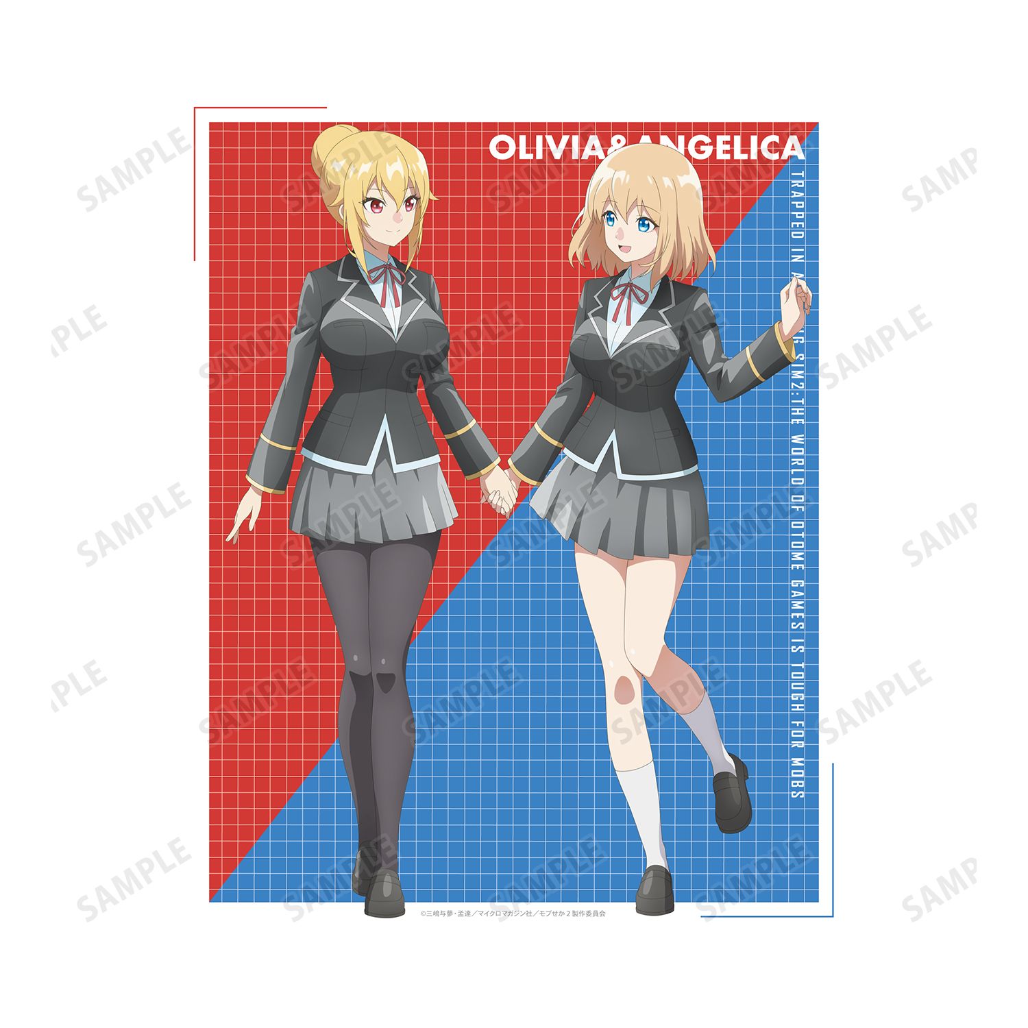 TVアニメ「乙女ゲー世界はモブに厳しい世界です2」 オリヴィア&アンジェリカ F3号キャンバスボード 画像 3 | AniSmile