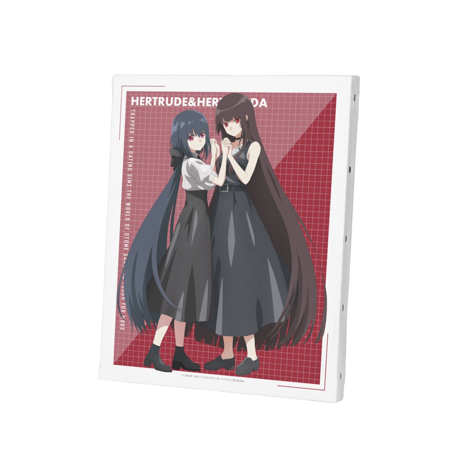 TVアニメ「乙女ゲー世界はモブに厳しい世界です2」 ヘルトルーデ&ヘルトラウダ F3号キャンバスボード - AniSmile