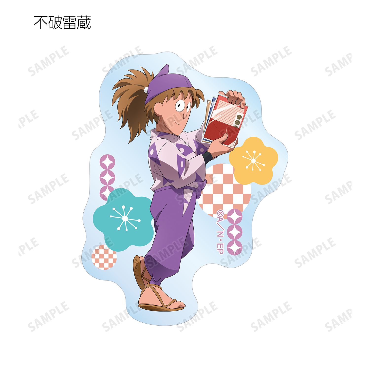 忍たま乱太郎 描き下ろし みんなで商いver. トレーディングダイカットステッカー ver.B(単位/単品) 画像 5 | AniSmile