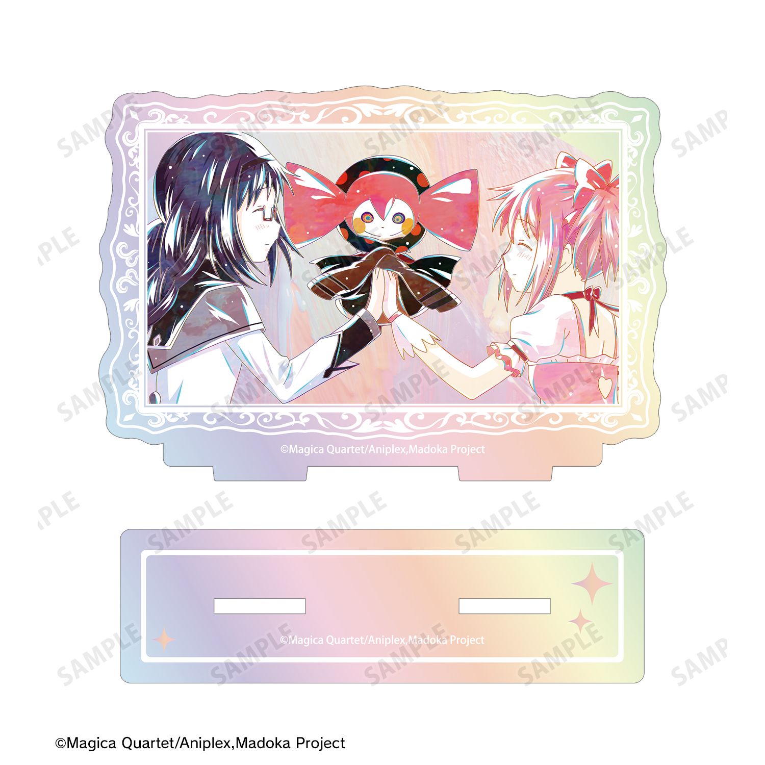 劇場版 魔法少女まどか☆マギカ[新編]叛逆の物語 鹿目まどか&暁美ほむら&べべ Ani-Art 第2弾 オーロラアクリルスタンド 画像 3 | AniSmile