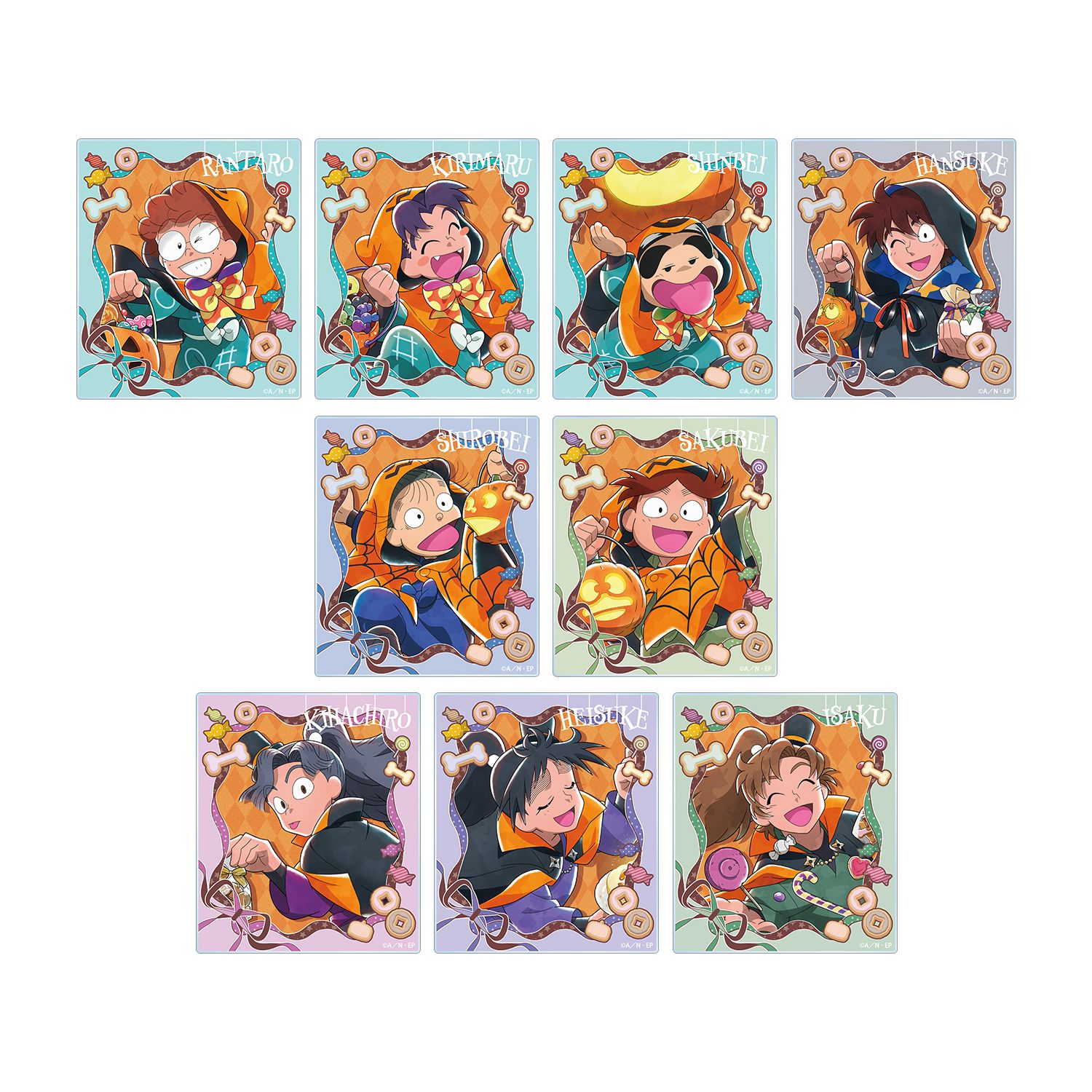 忍たま乱太郎 描き下ろし トリップ オア スウィートの段ver. トレーディングアクリルカード(単位/単品) - AniSmile