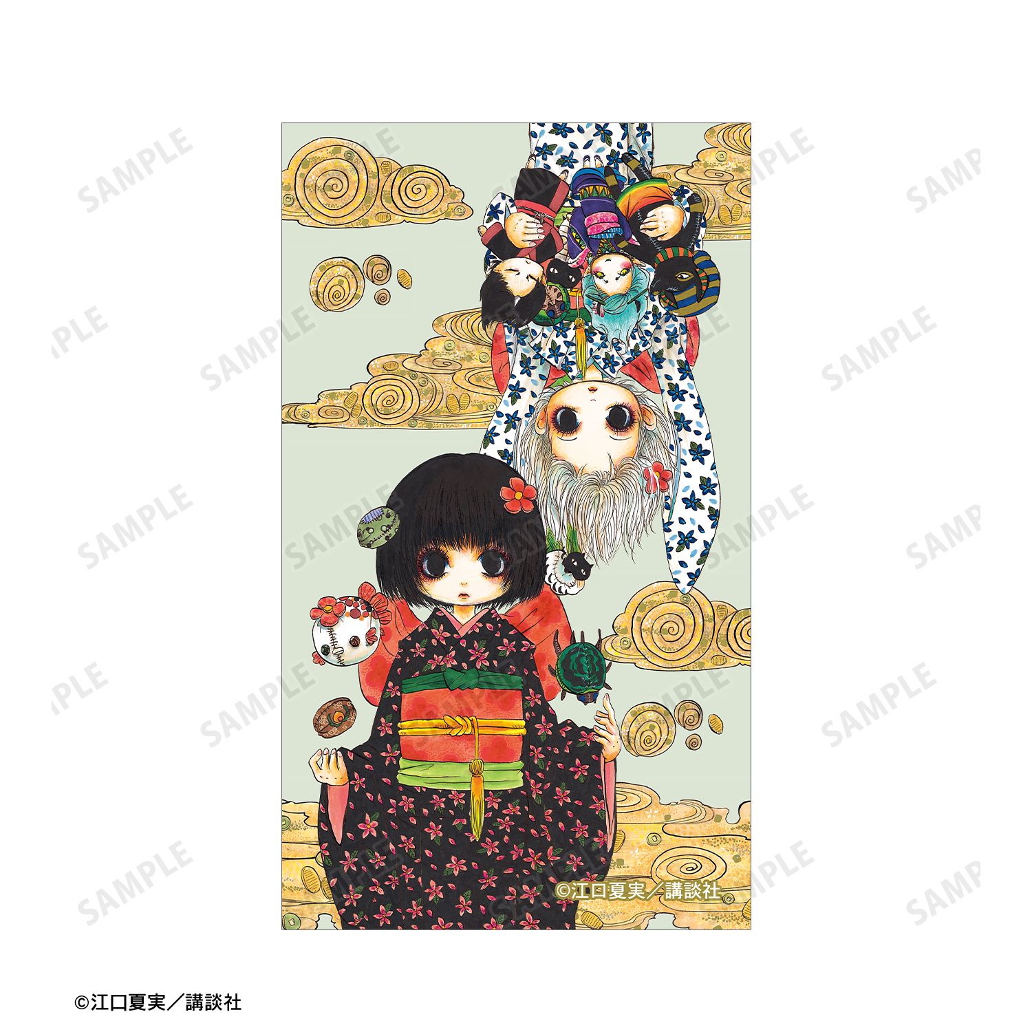 漫画『鬼灯の冷徹』 11巻表紙イラスト イラストカード&B8硬質ケースセット 画像 4 | AniSmile