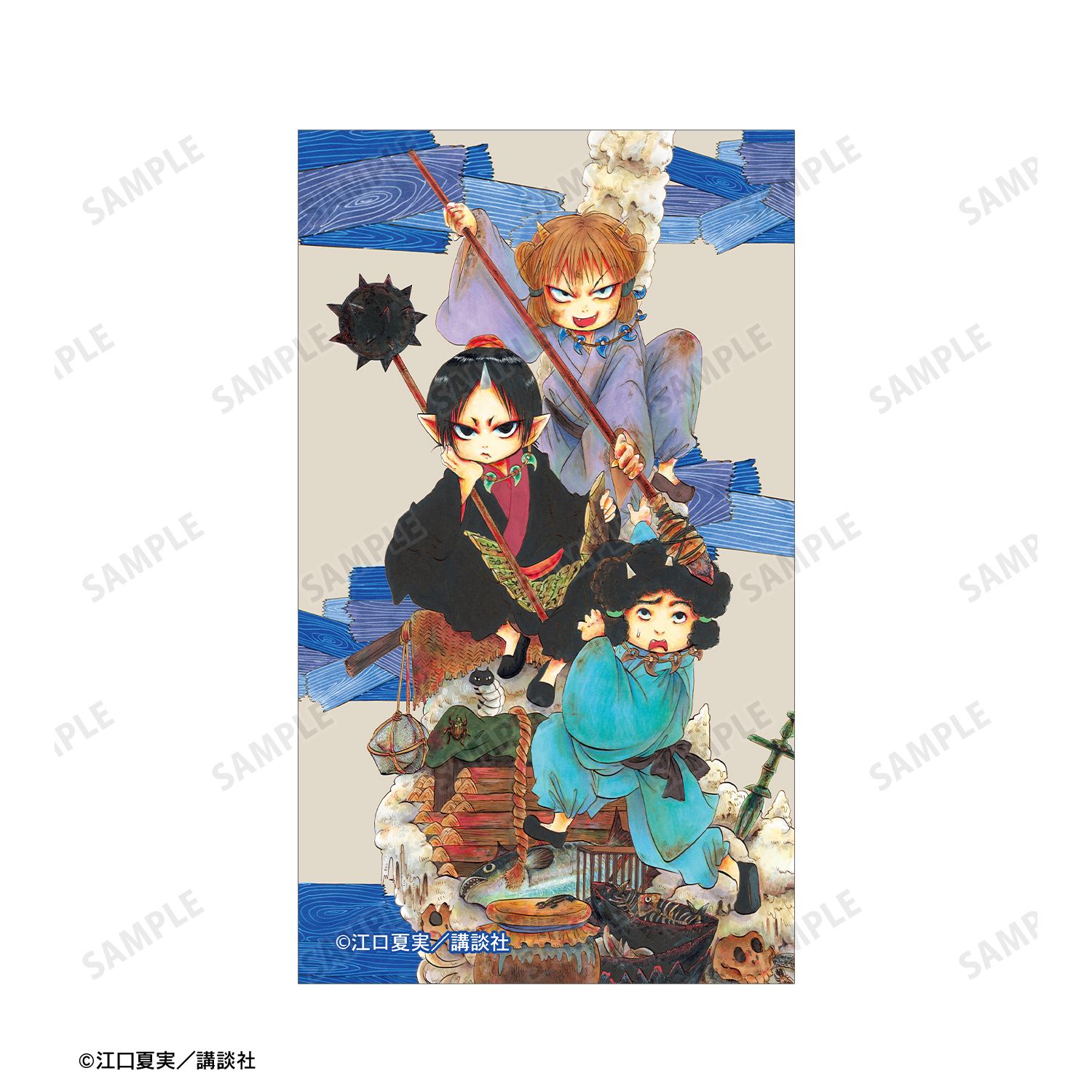 漫画『鬼灯の冷徹』 24巻表紙イラスト イラストカード&B8硬質ケースセット 画像 4 | AniSmile