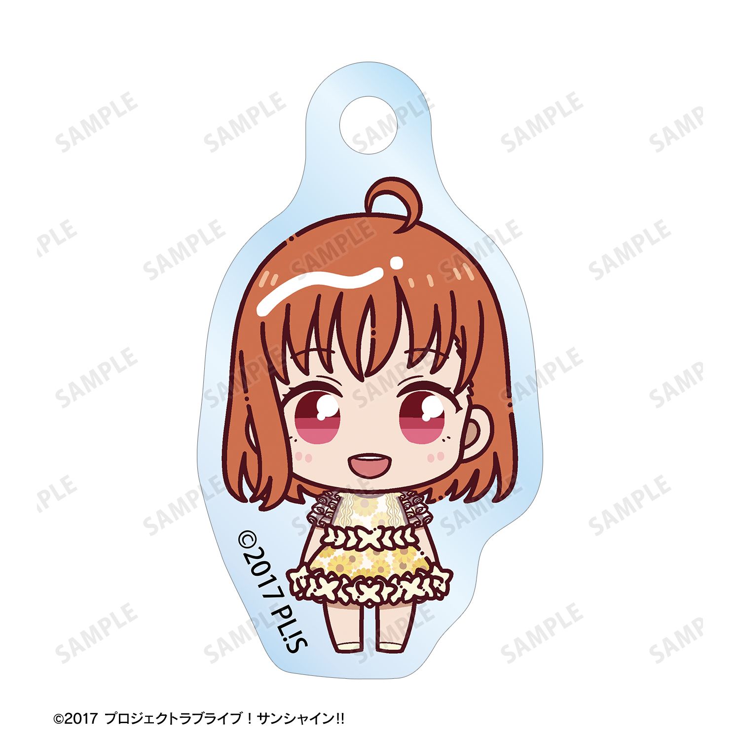 ラブライブ!サンシャイン!! 高海千歌 3rdソロコンサートver. ちょこんと! 2連ワイヤーアクリルキーホルダー 画像 3 | AniSmile