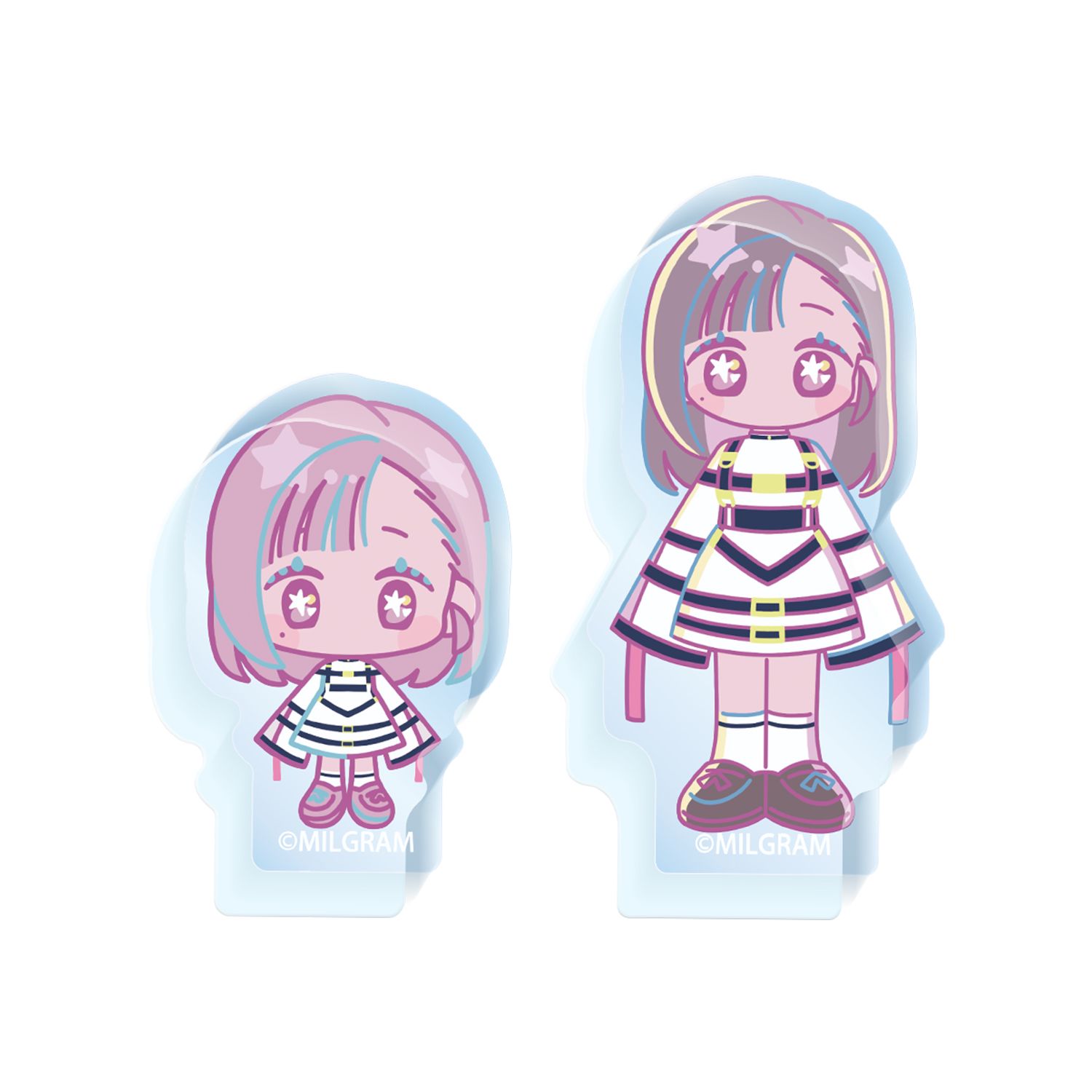MILGRAM -ミルグラム- ユノ ゆめぷち アクリルマスコット2個セット - AniSmile