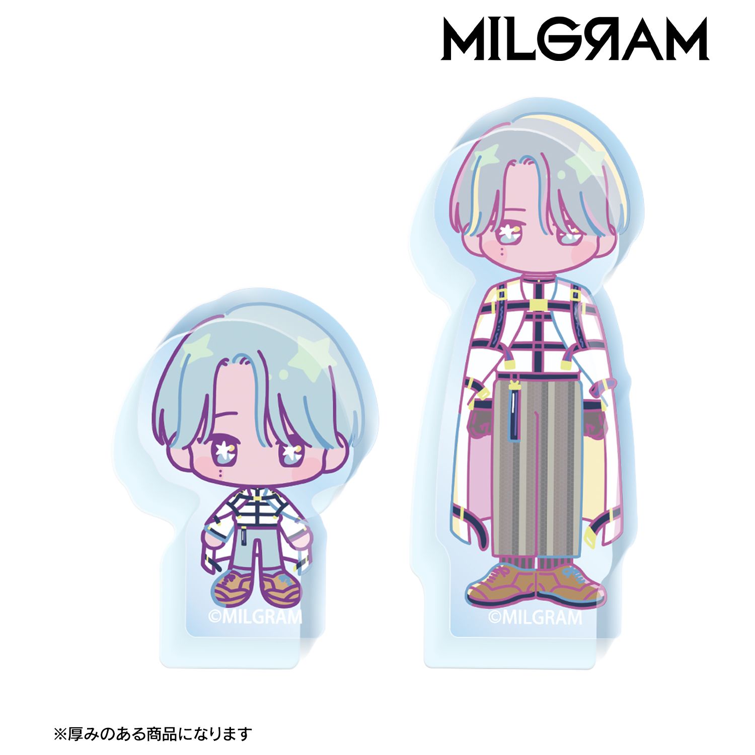 MILGRAM -ミルグラム- シドウ ゆめぷち アクリルマスコット2個セット 画像 2 | AniSmile