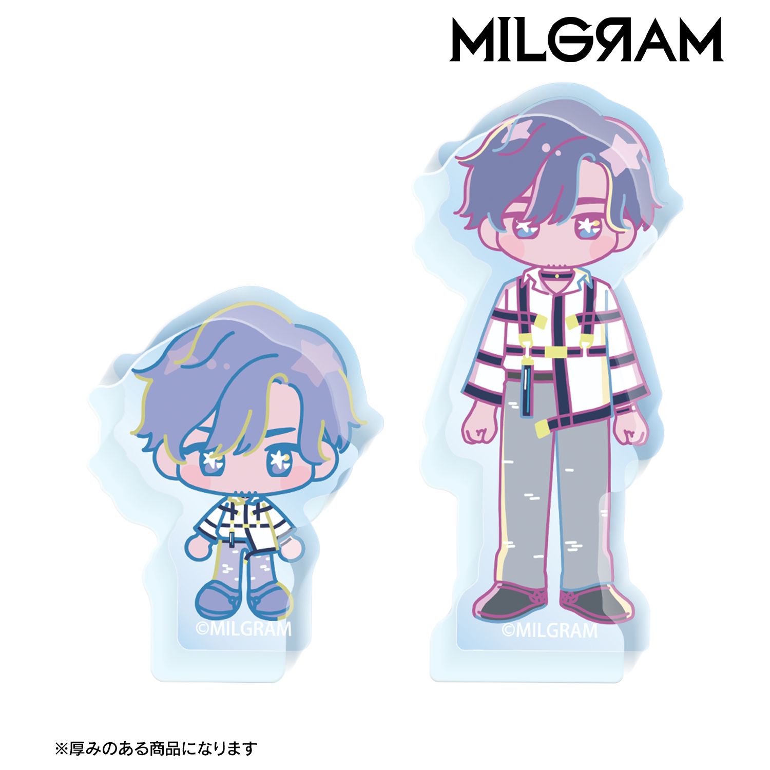 MILGRAM -ミルグラム- カズイ ゆめぷち アクリルマスコット2個セット 画像 2 | AniSmile