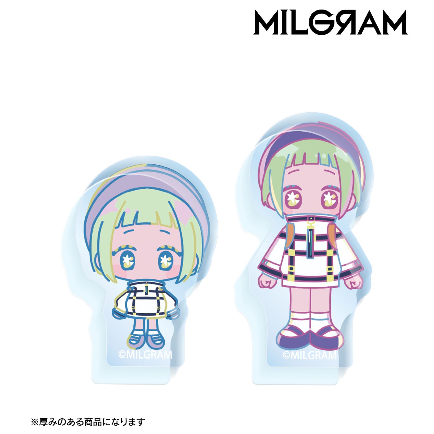 MILGRAM -ミルグラム- アマネ ゆめぷち アクリルマスコット2個セット 画像 2 | AniSmile