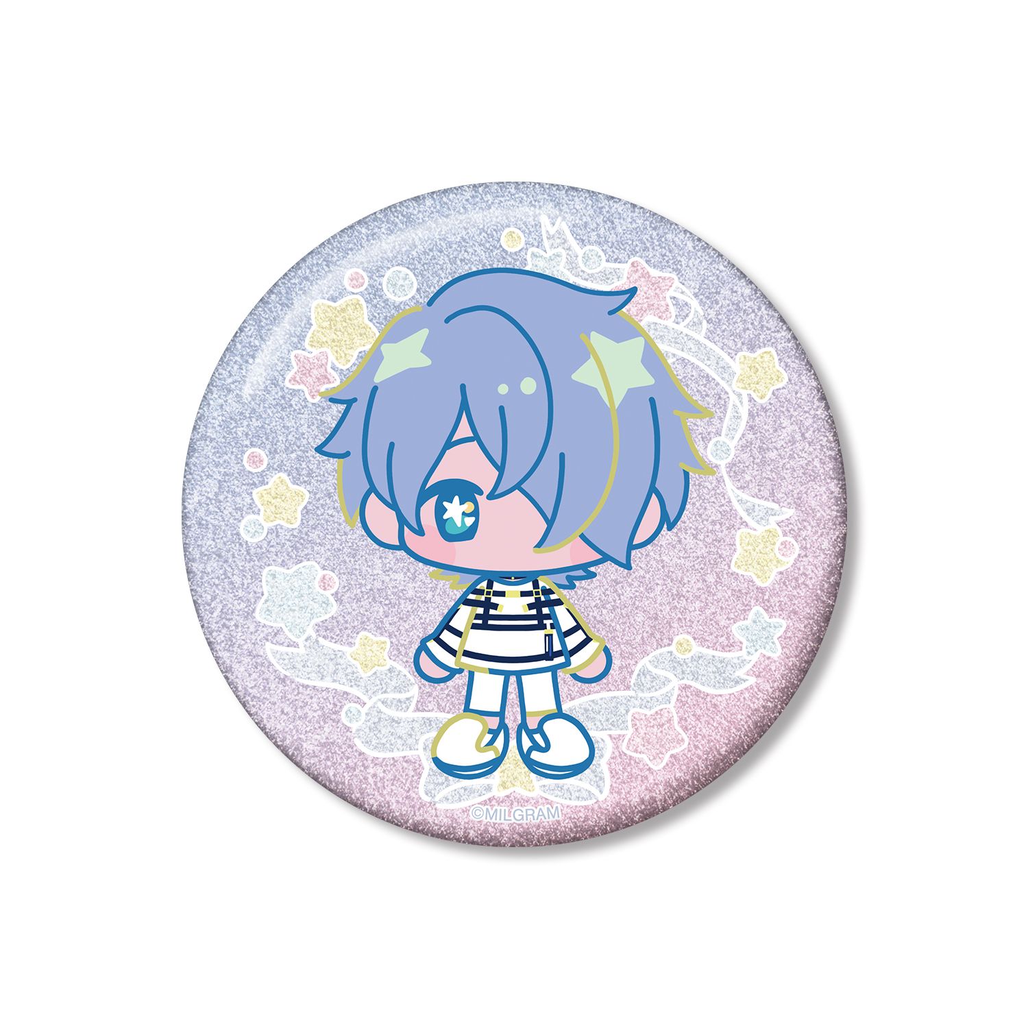 MILGRAM -ミルグラム- ハルカ ゆめぷち 75mmグリッター缶バッジ - AniSmile