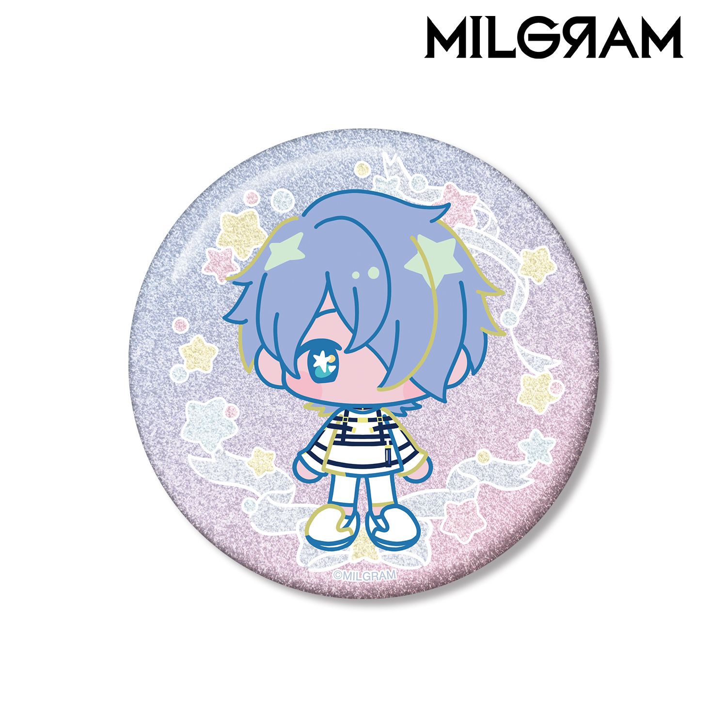 MILGRAM -ミルグラム- ハルカ ゆめぷち 75mmグリッター缶バッジ 画像 2 | AniSmile