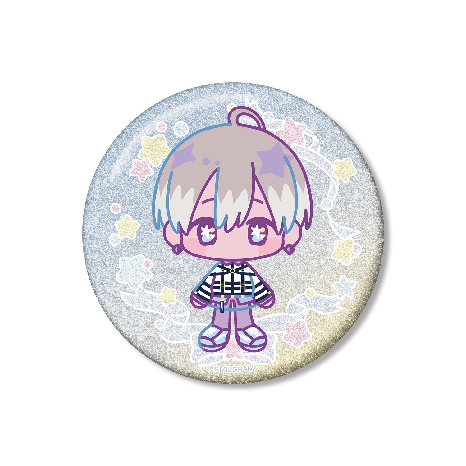 MILGRAM -ミルグラム- ミコト ゆめぷち 75mmグリッター缶バッジ - AniSmile
