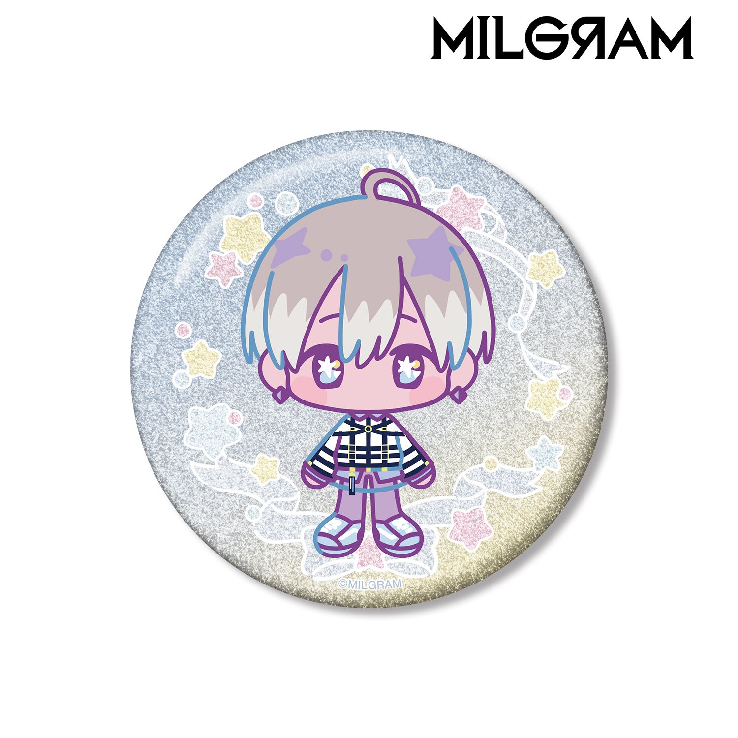 MILGRAM -ミルグラム- ミコト ゆめぷち 75mmグリッター缶バッジ 画像 2 | AniSmile