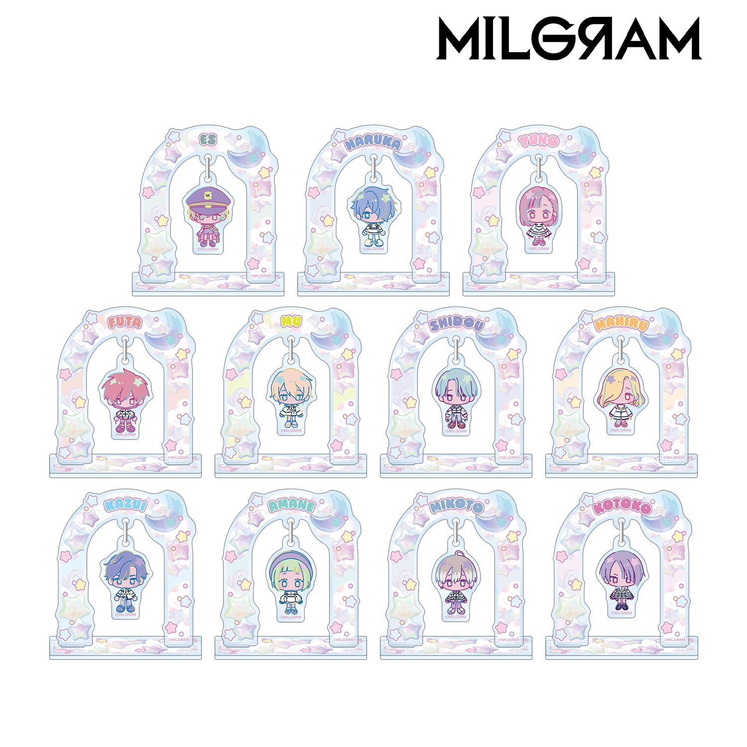 MILGRAM -ミルグラム- トレーディング ゆめぷち ゆらゆらアクリルスタンド(単位/単品) 画像 2 | AniSmile