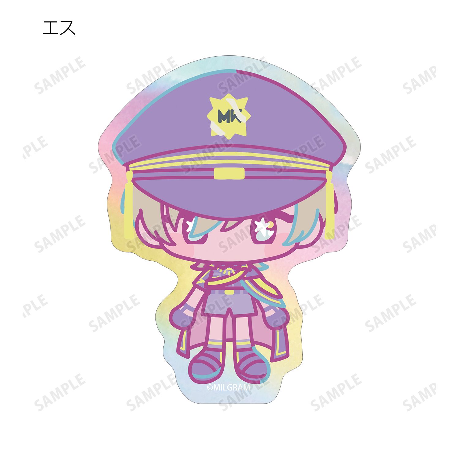MILGRAM -ミルグラム- トレーディング ゆめぷち オーロラダイカットステッカー ver.A(単位/単品) 画像 3 | AniSmile