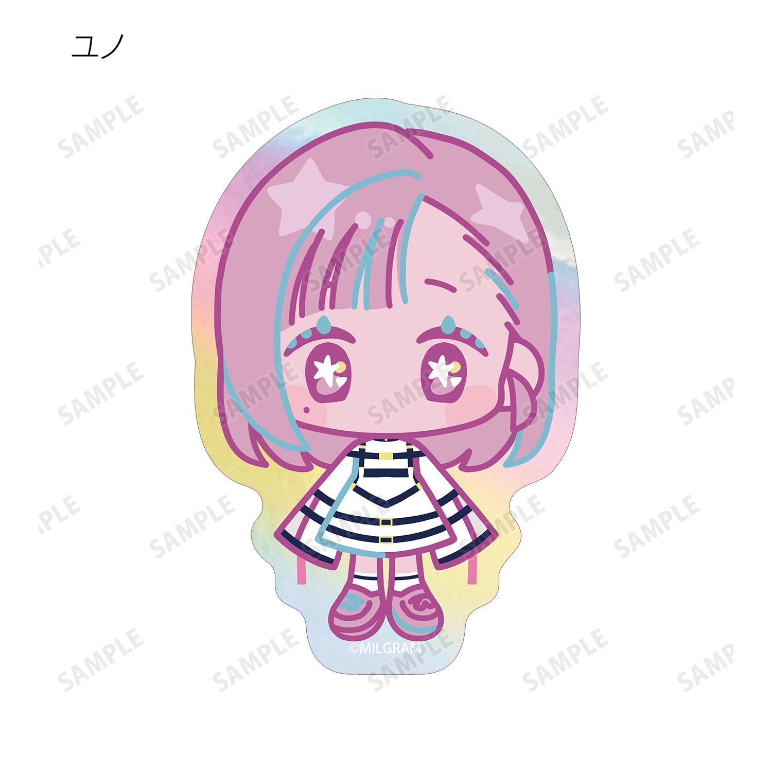 MILGRAM -ミルグラム- トレーディング ゆめぷち オーロラダイカットステッカー ver.A(単位/単品) 画像 5 | AniSmile