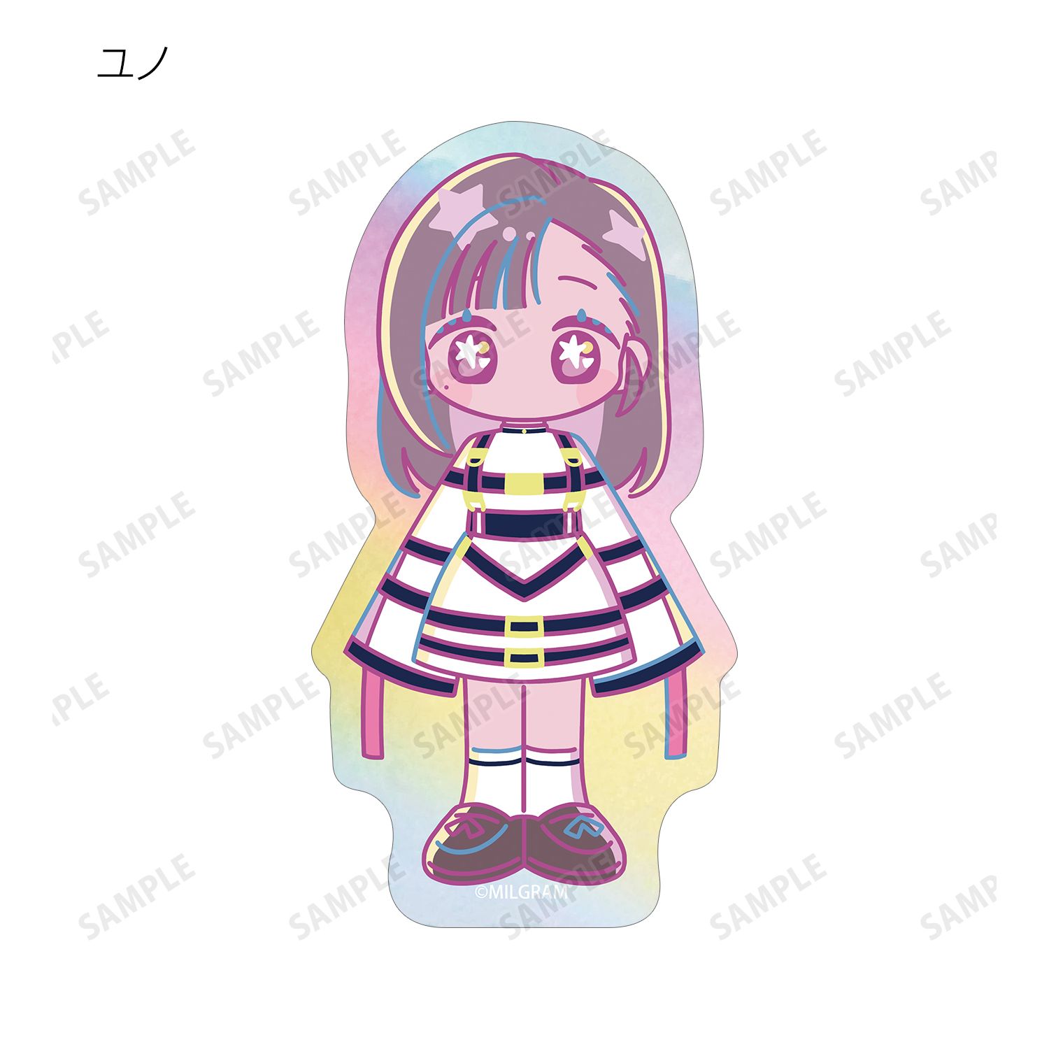 MILGRAM -ミルグラム- トレーディング ゆめぷち オーロラダイカットステッカー ver.B(単位/単品) 画像 4 | AniSmile