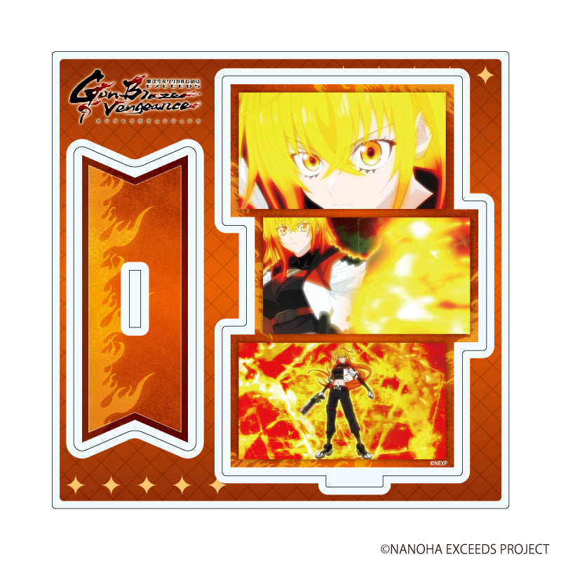 アクリルスタンドプレート「魔法少女リリカルなのは EXCEEDS Gun Blaze Vengeance」01/久瀬シイナ(場面写イラスト) - AniSmile