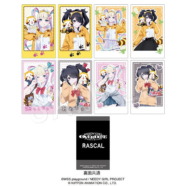 NEEDY GIRL OVERDOSE × ラスカル ポラショットコレクション 衣装チェンジver./平成制服スタイルver. 1SET/8枚入 - AniSmile