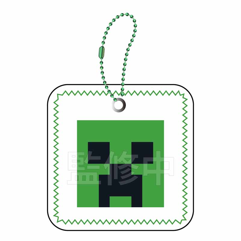 Minecraft マインクラフト むにぺちょ スクィーズキーホルダー クリーパー 画像 2 | AniSmile