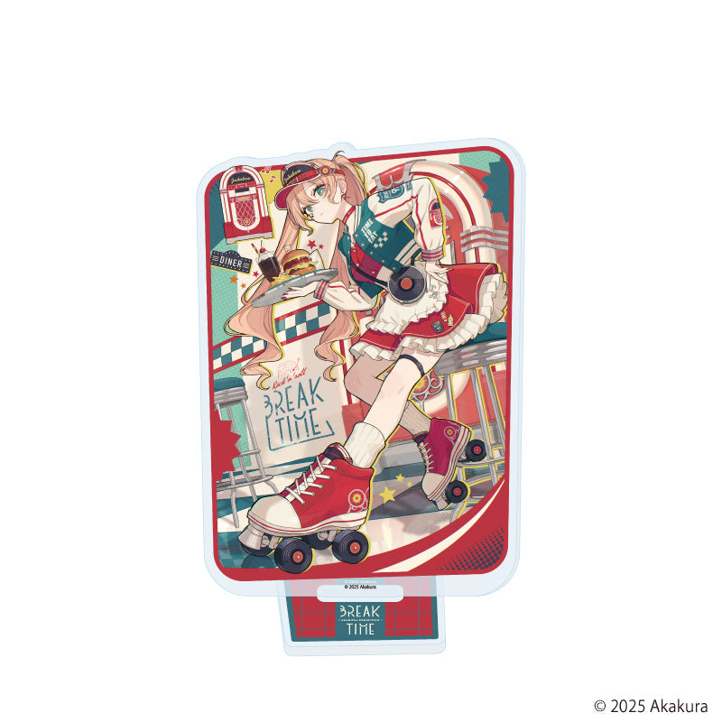 アクリルスタンド「赤倉個展『BREAK TIME』」07/サブビジュアル(描き下ろしイラスト) - AniSmile