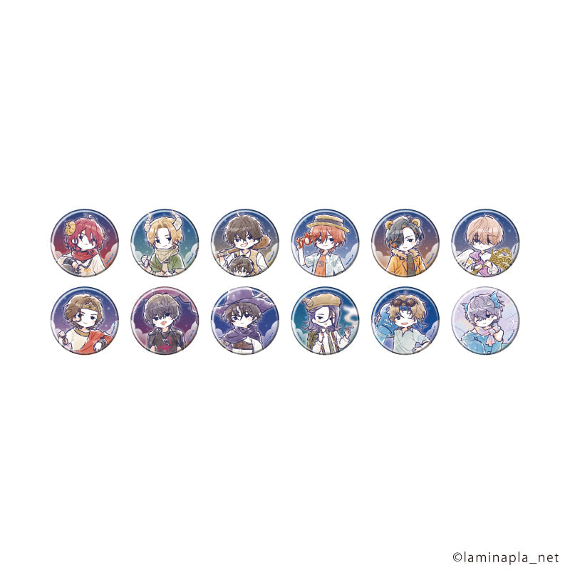 缶バッジ「Stellar Calendar」02/ブラインド(全12種) 星座Ver.(グラフアートイラスト) - 公式商品画像 | AniSmile