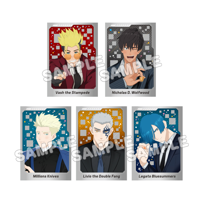 TRIGUN STARGAZE 描き下ろし メタリックトレーディングカード【全5種】 - 官方商品图片 | AniSmile