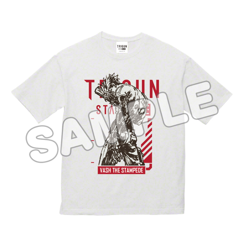 TRIGUN STARGAZE ティザービジュアル Tシャツ ホワイト フリーサイズ - 官方商品图片 | AniSmile