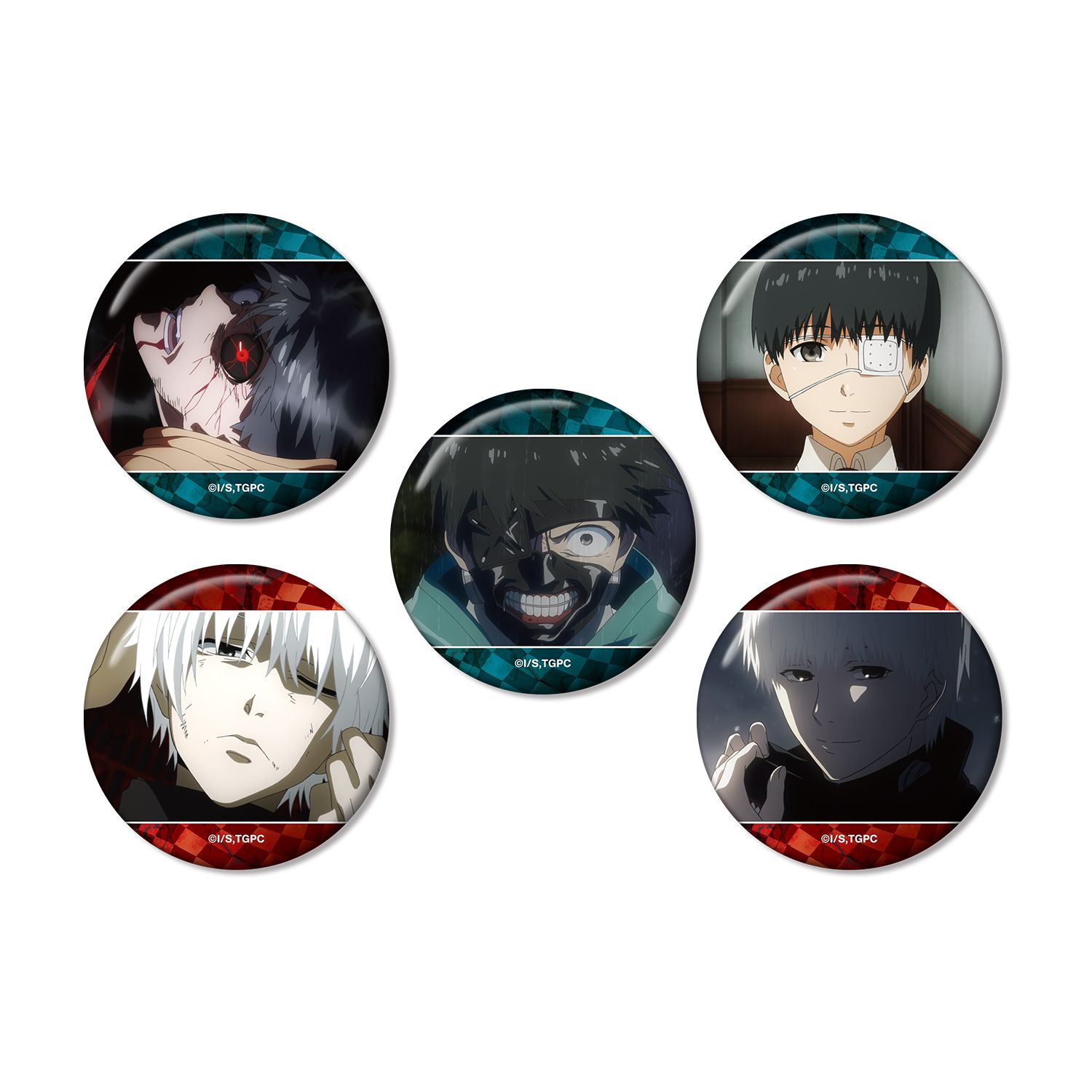 TVアニメ『東京喰種トーキョーグール』 金木 研 場面写缶バッジ5個セット - AniSmile