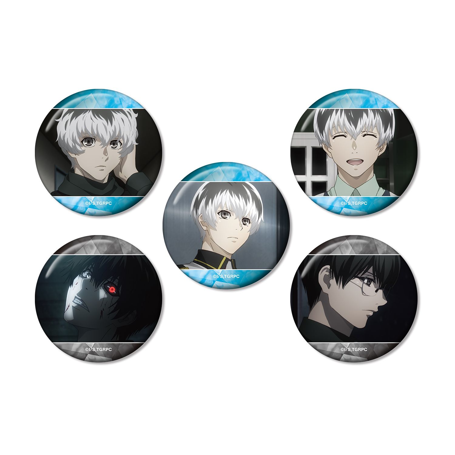 TVアニメ『東京喰種トーキョーグール:re』 佐々木琲世 場面写缶バッジ5個セット - AniSmile