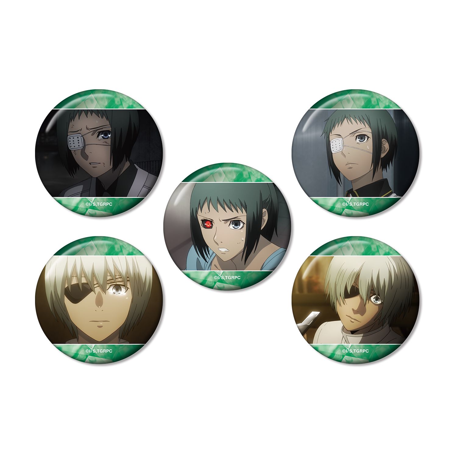 TVアニメ『東京喰種トーキョーグール:re』 六月 透 場面写缶バッジ5個セット - AniSmile