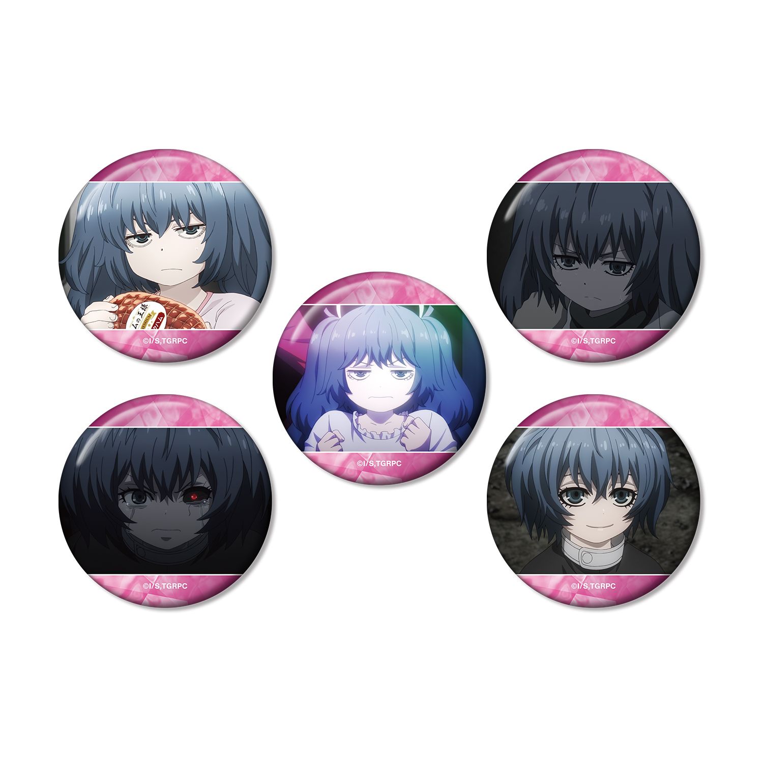 TVアニメ『東京喰種トーキョーグール:re』 米林才子 場面写缶バッジ5個セット - AniSmile