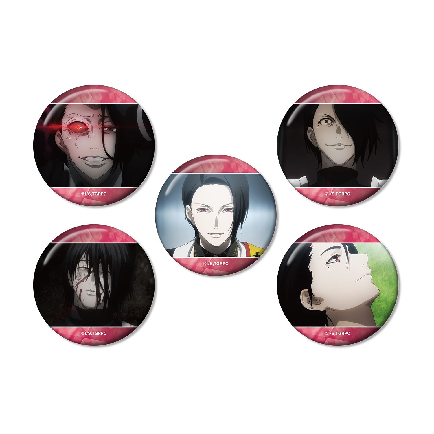 TVアニメ『東京喰種トーキョーグール:re』 旧多二福 場面写缶バッジ5個セット - AniSmile