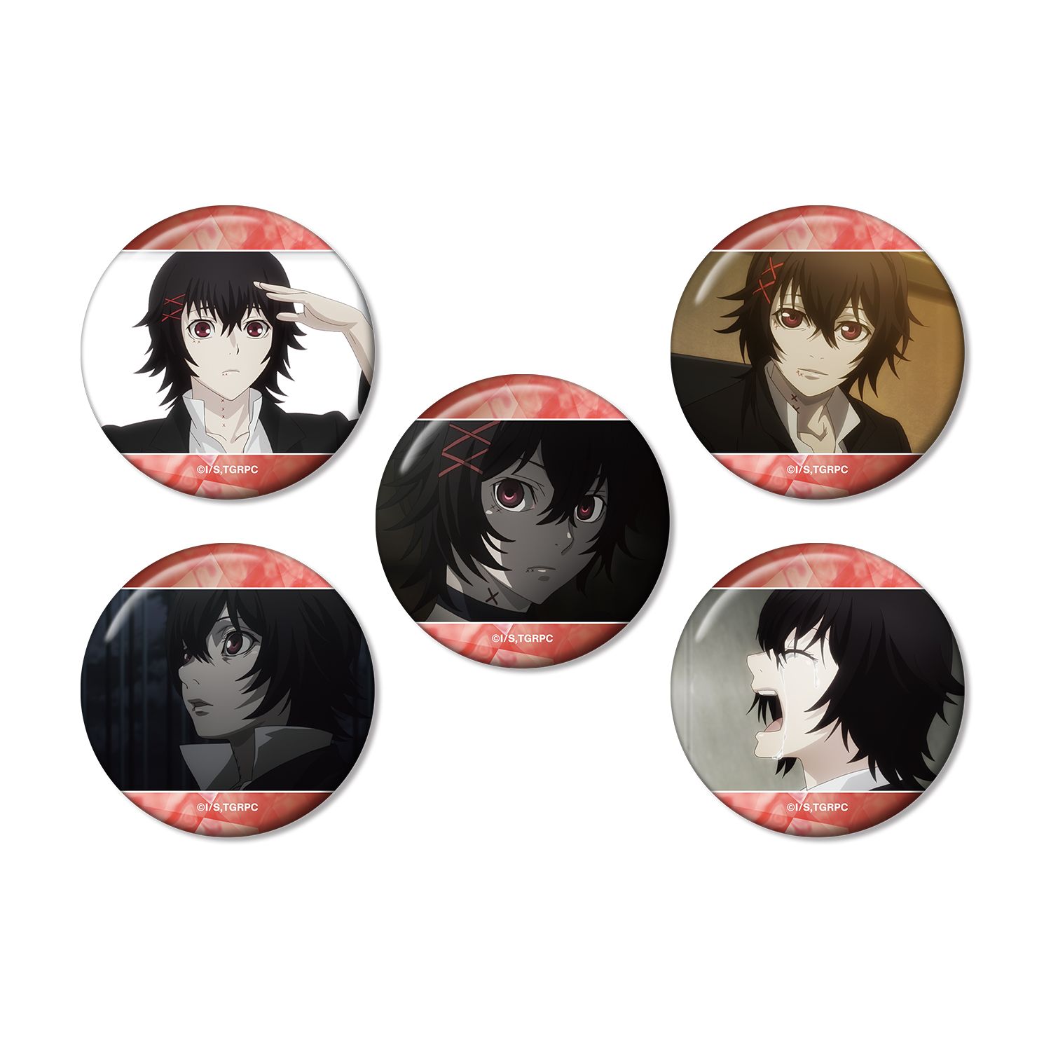 TVアニメ『東京喰種トーキョーグール:re』 鈴屋什造 場面写缶バッジ5個セット - AniSmile