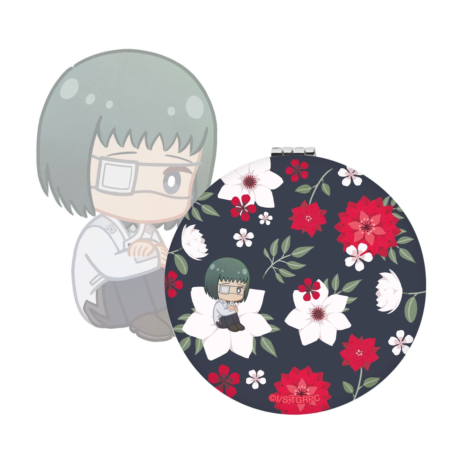 TVアニメ『東京喰種トーキョーグール:re』 六月 透 Botania 丸型折りたたみミラー 图片 2 | AniSmile