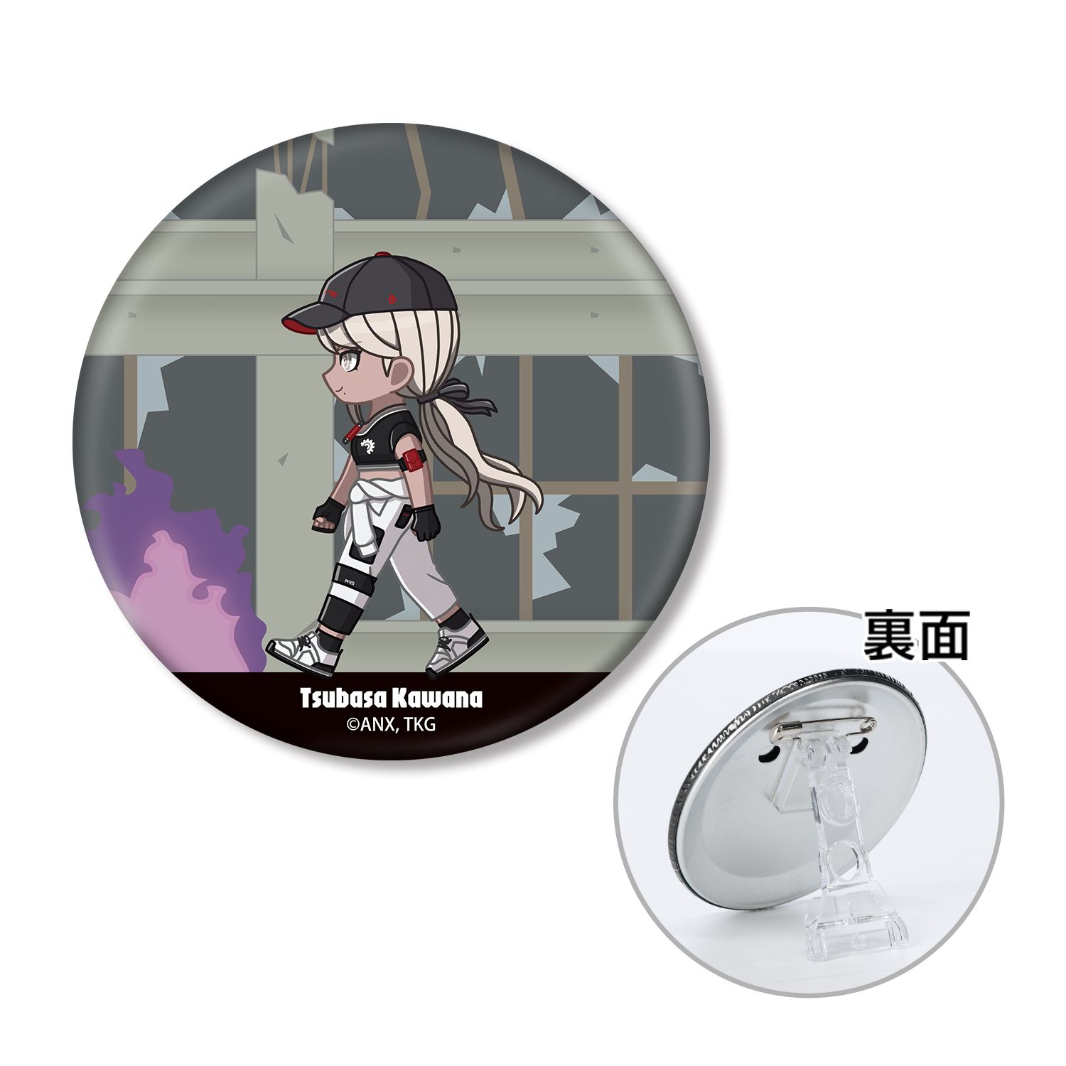 HUNDRED LINE -最終防衛学園- 川奈つばさ ちびとこ 3WAY缶バッジ 画像 6 | AniSmile