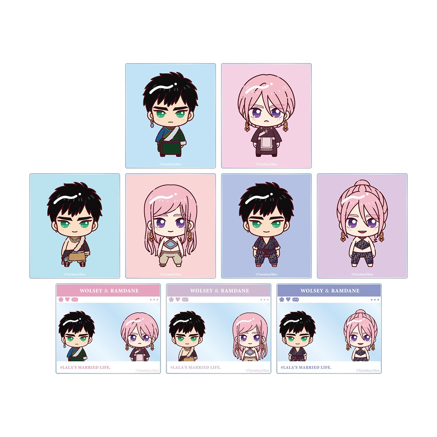 ララの結婚 トレーディング ちょこんと! アクリルカード(単位/単品) - AniSmile