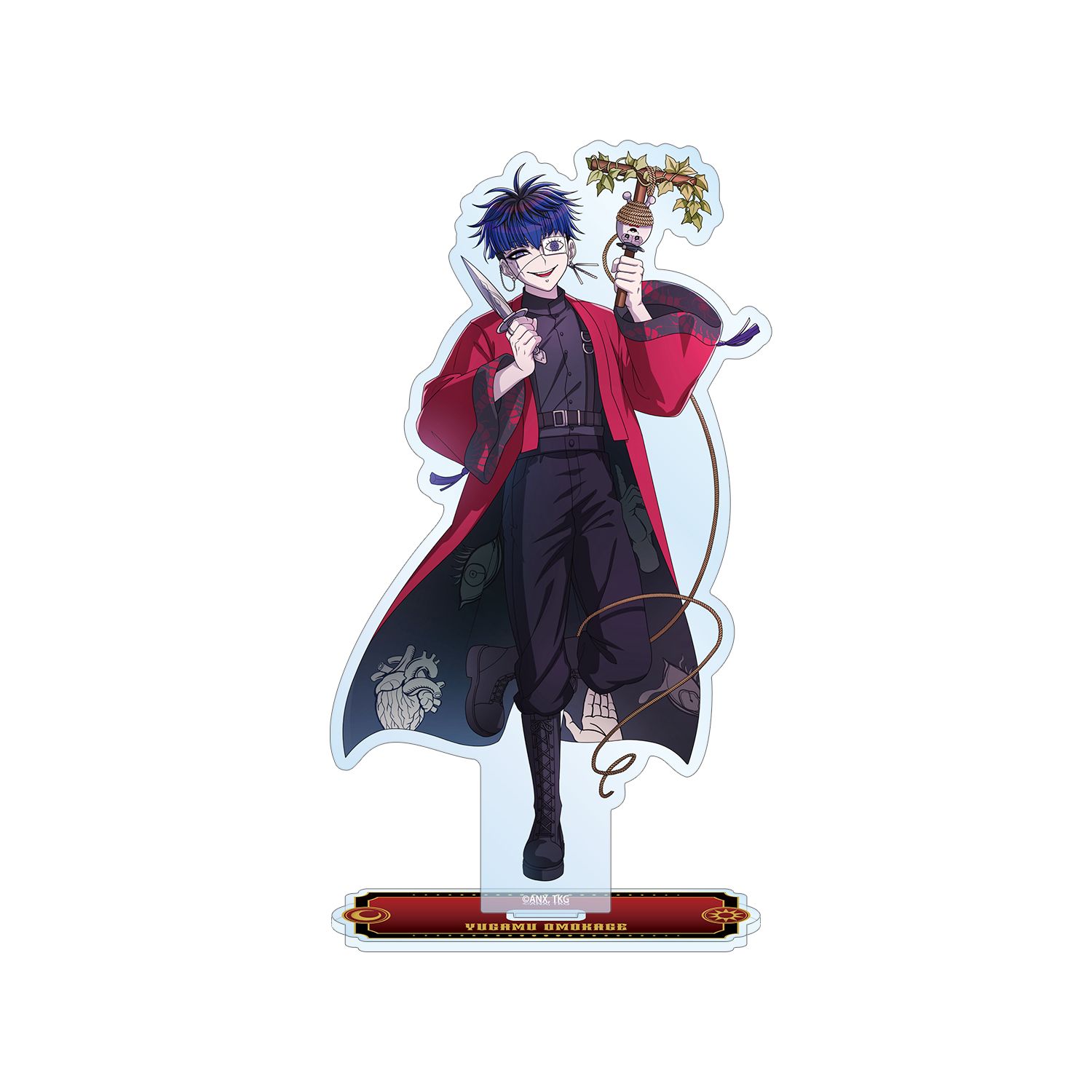 HUNDRED LINE -最終防衛学園- 描き下ろし 面影歪 タロットver. BIGアクリルスタンド - official product image | AniSmile