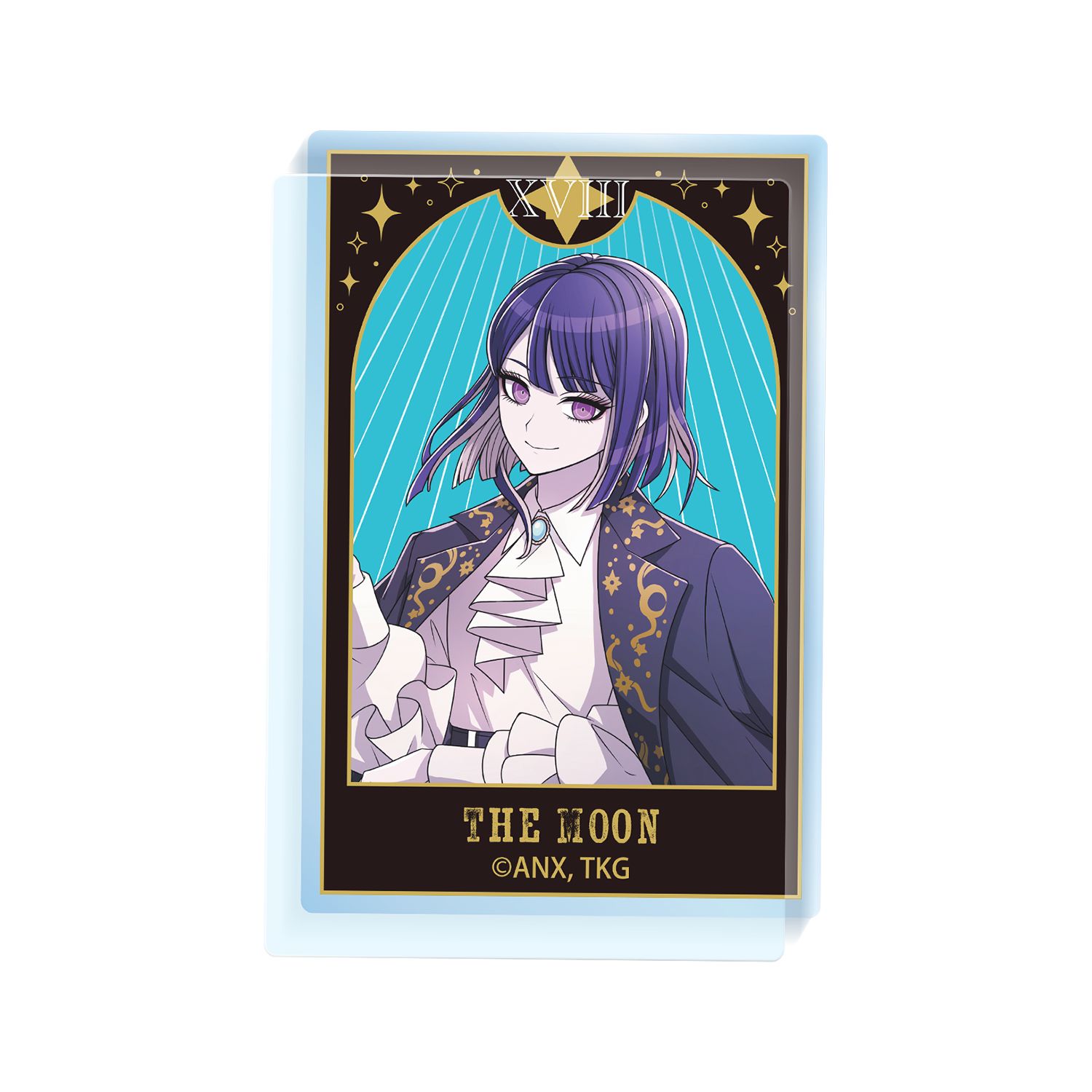 HUNDRED LINE -最終防衛学園- 描き下ろし 九十九今馬 タロットver. アクリルミニブロック - official product image | AniSmile