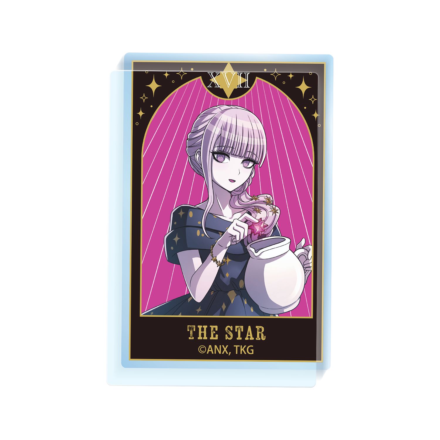 HUNDRED LINE -最終防衛学園- 描き下ろし 九十九過子 タロットver. アクリルミニブロック - official product image | AniSmile