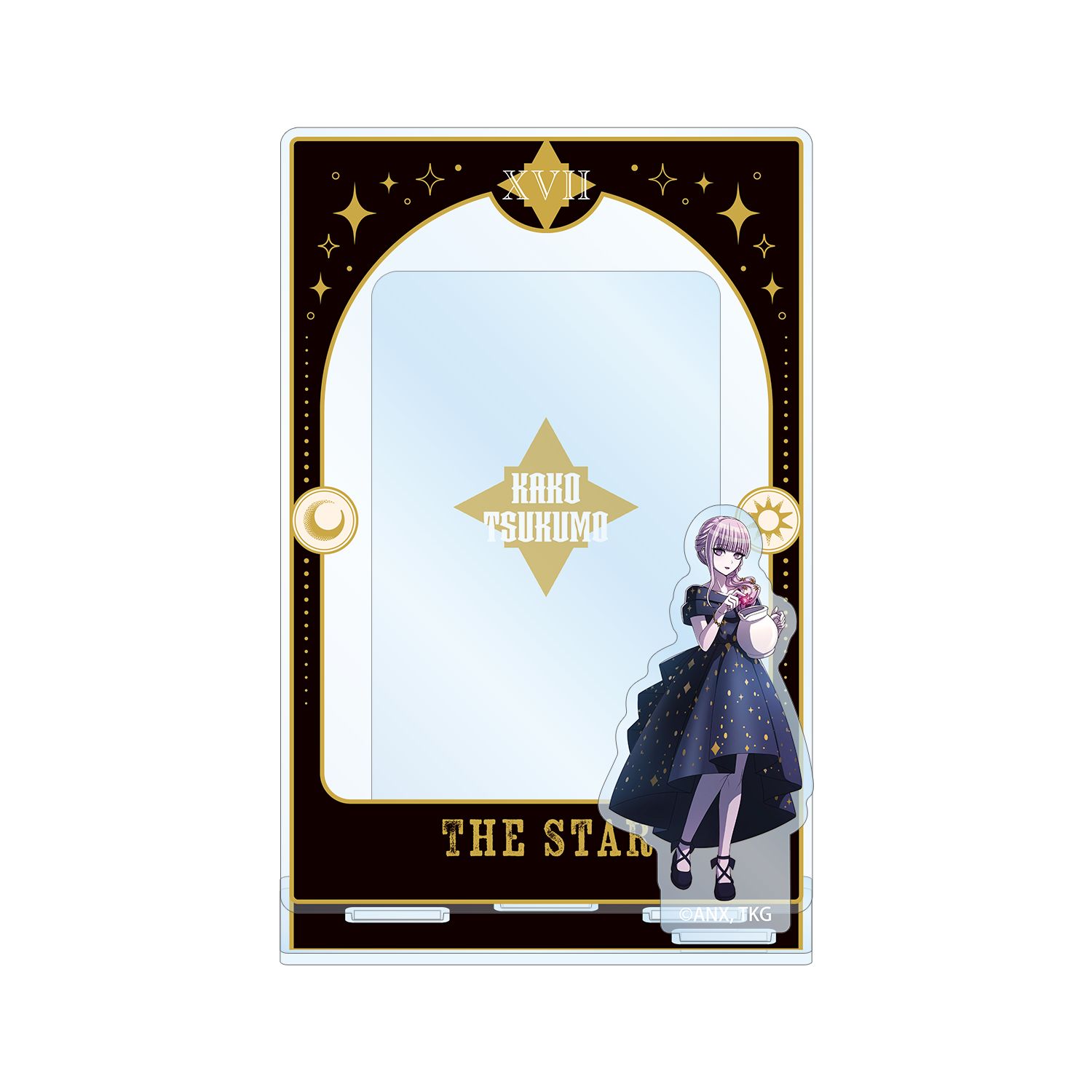 HUNDRED LINE -最終防衛学園- 描き下ろし 九十九過子 タロットver. ミニフォト用アクリルスタンド - official product image | AniSmile