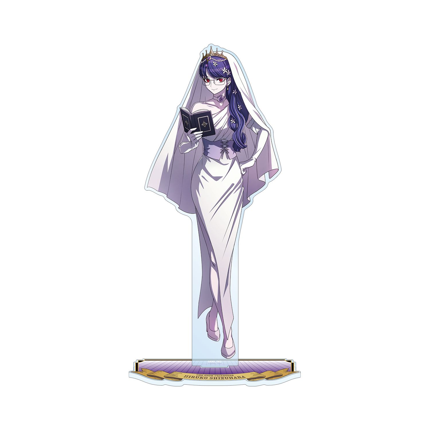 HUNDRED LINE -最終防衛学園- 描き下ろし 雫原比留子 タロットver. 特大アクリルスタンド - official product image | AniSmile
