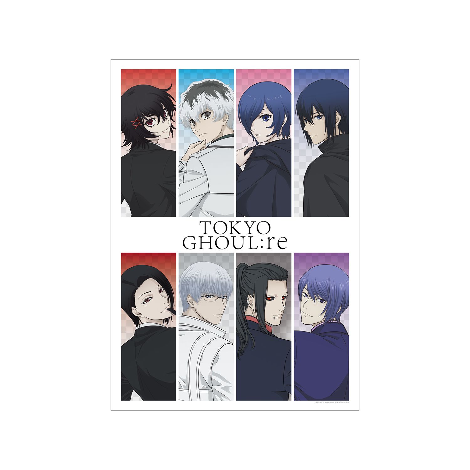 TVアニメ『東京喰種トーキョーグール:re』 描き下ろし 集合 戦う背中ver. A3マットポスター - AniSmile