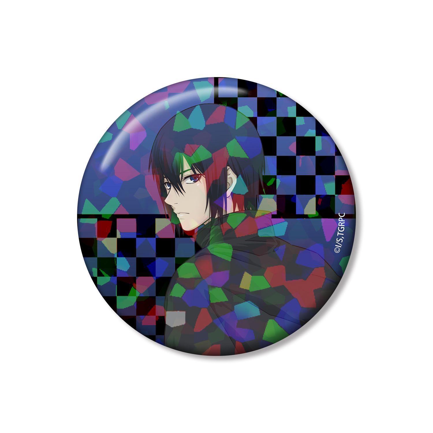 TVアニメ『東京喰種トーキョーグール:re』 描き下ろし 霧嶋絢都 戦う背中ver. 75mmホログラム缶バッジ - AniSmile