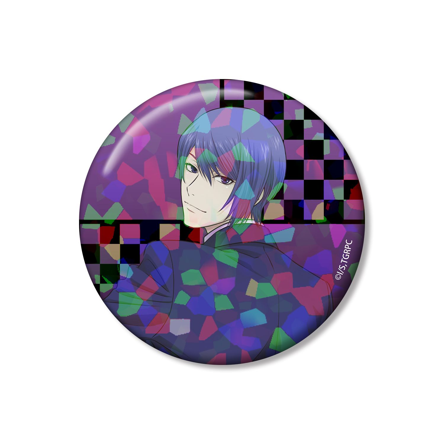 TVアニメ『東京喰種トーキョーグール:re』 描き下ろし 月山 習 戦う背中ver. 75mmホログラム缶バッジ - AniSmile