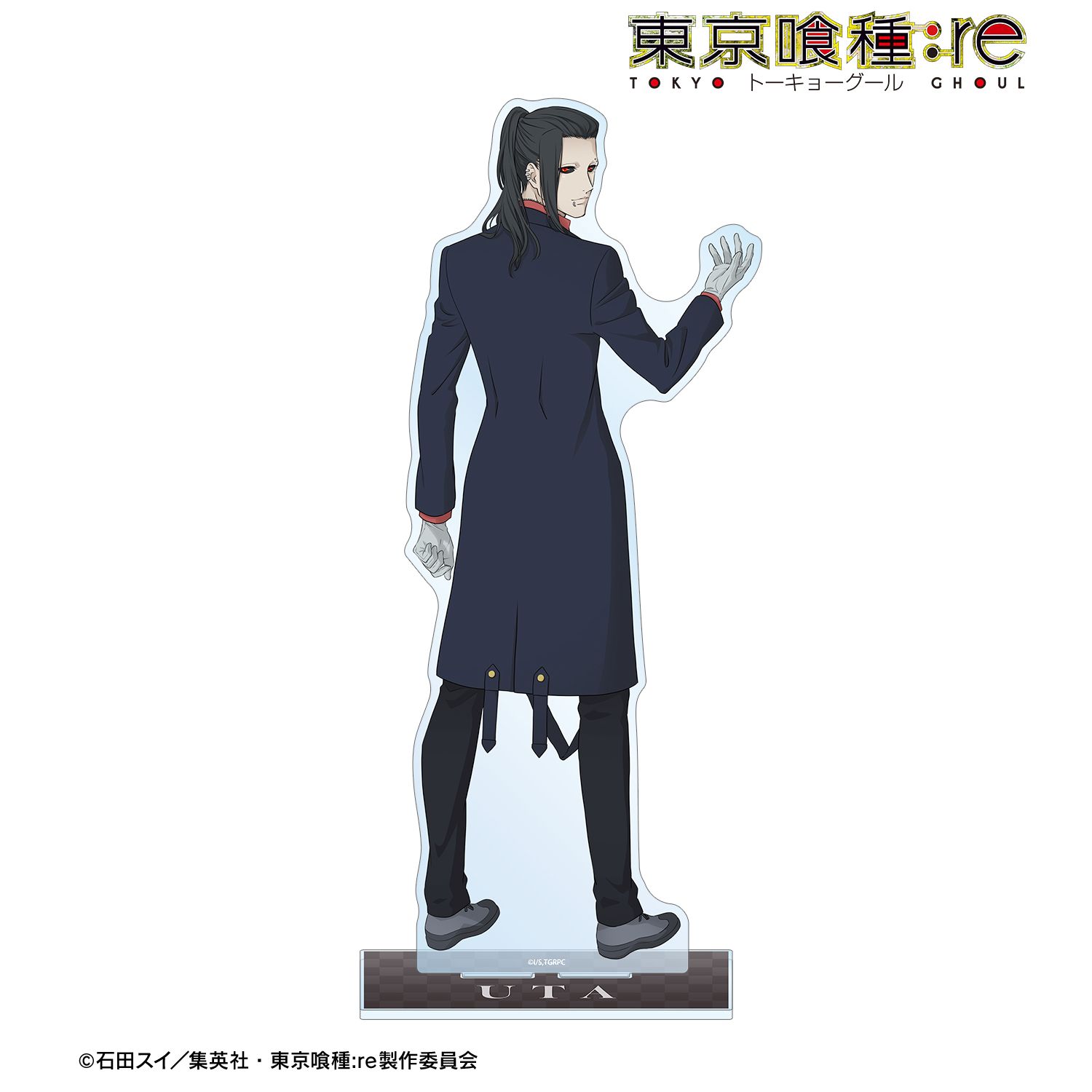 TVアニメ『東京喰種トーキョーグール:re』 描き下ろし ウタ 戦う背中ver. 特大アクリルスタンド 图片 2 | AniSmile